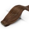 Biadesive invisibili - 20 fasce da 4 cm, double drawn, 100% capelli veri - 5