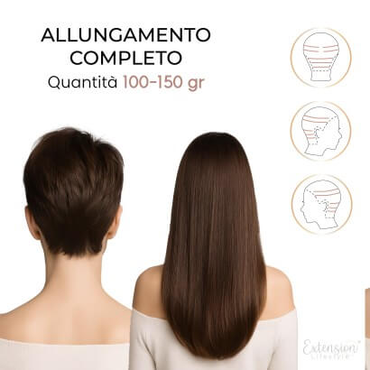 Extension kit clip invisibili: volume e lunghezza in pochi clic