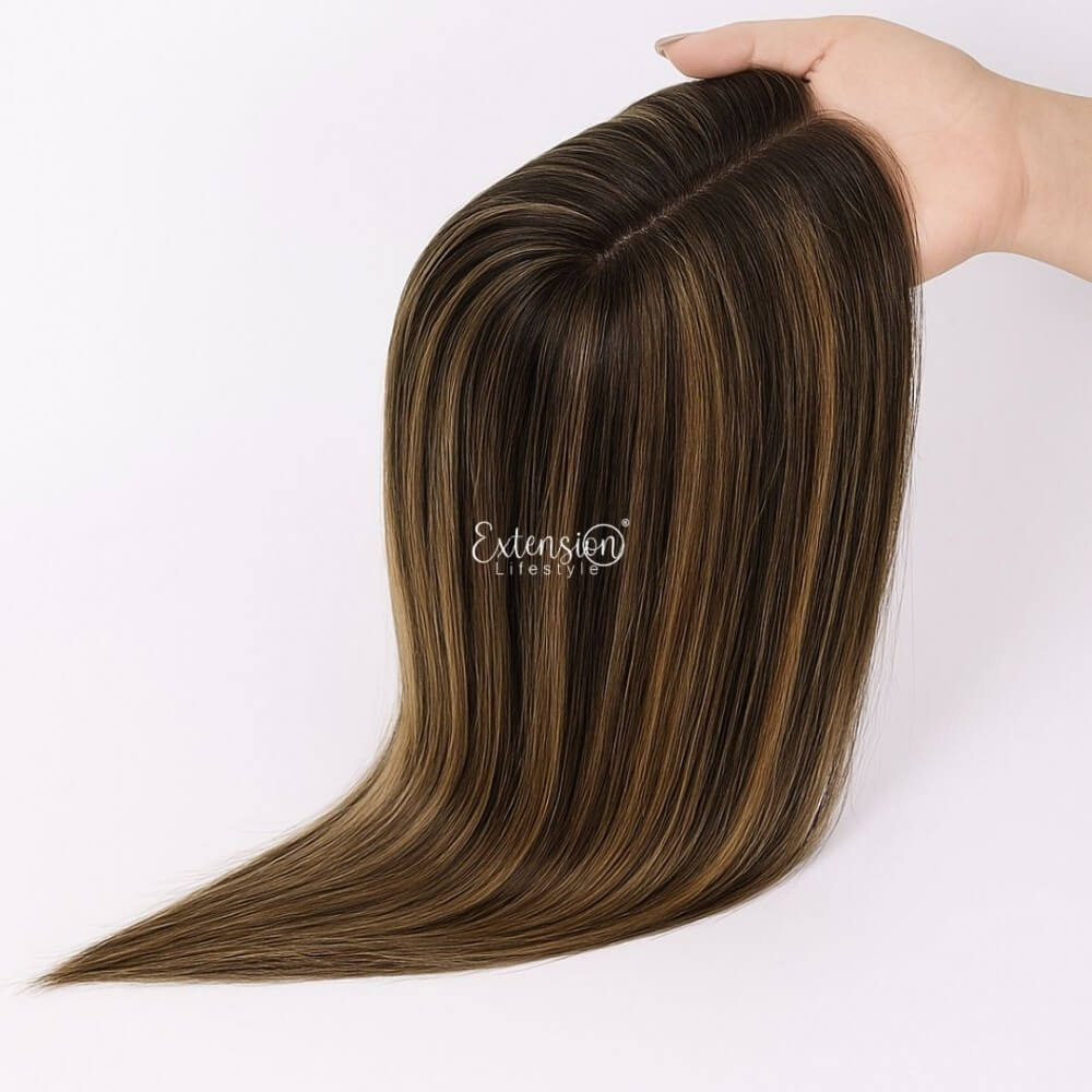 Topper professionali–double drawn, 100% capelli veri