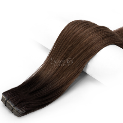 Biadesive invisibili 20 fasce da 4 cm double drawn 100% capelli veri