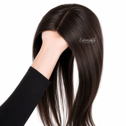 Topper professionali–double drawn, 100% capelli veri