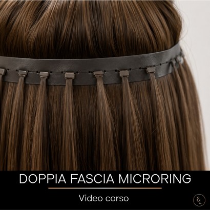 Tutorial Applicazione Extension Doppia Fascia Microring Professionali Capelli Veri