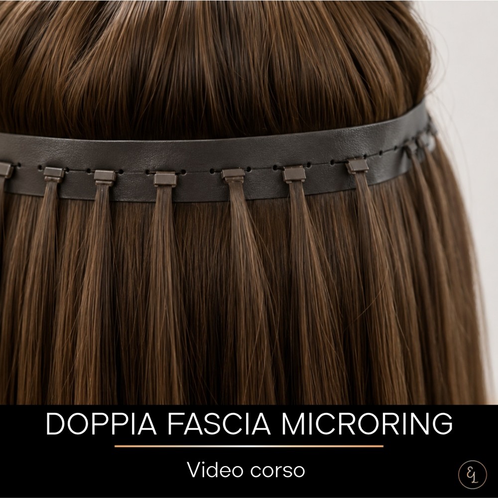 Tutorial Applicazione Extension Doppia Fascia Microring Professionali Capelli Veri